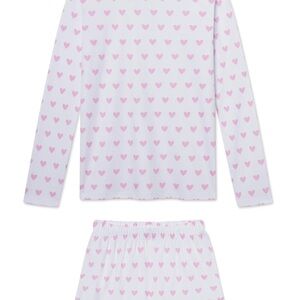 LAKE Pima Cotton Heart Pajama Set